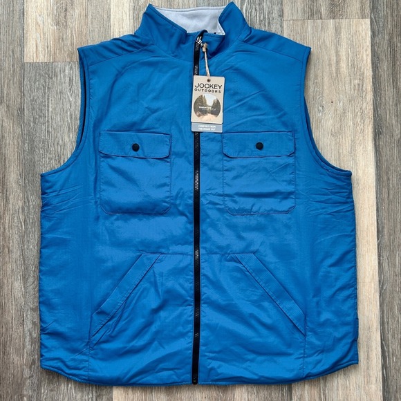 Jockey Outdoors Other - Jockey Outdoors Insulated Vest Mens XL Blue Water Repellent Gorpcore Utility